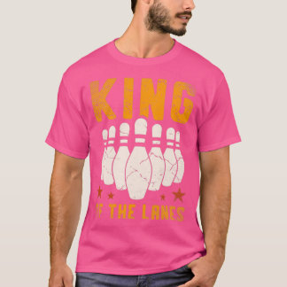 T-shirt Bowling King Of The Lanes T