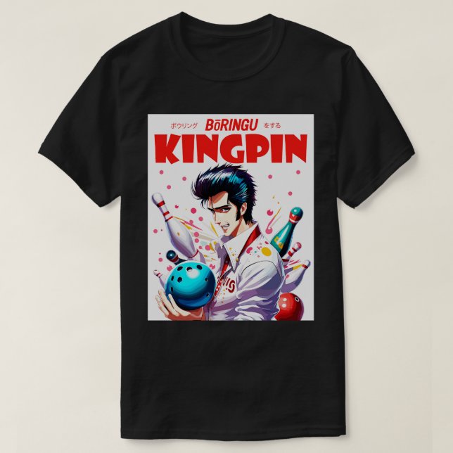 T-shirt Bowling Kingpin (Design devant)
