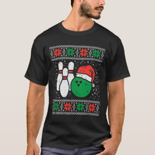 T-shirt Bowling laide doux Noël Sweater Bowles de sport Xm