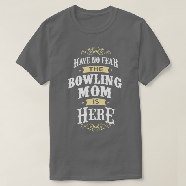 T-shirt Bowling Lecteur Bowling Maman (Design devant)