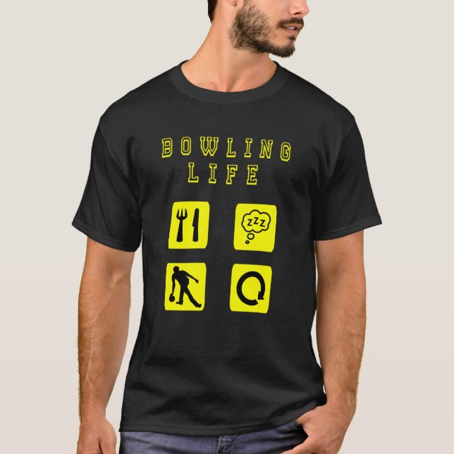 T-shirt Bowling Life For Bowlers Love (Devant)