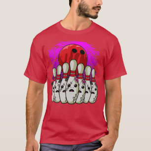 T-shirt Bowling Lover Pins Halloween T