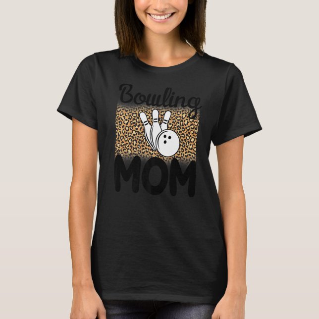 T-shirt Bowling Maman Joueuses Femmes Jeu maman (Devant)