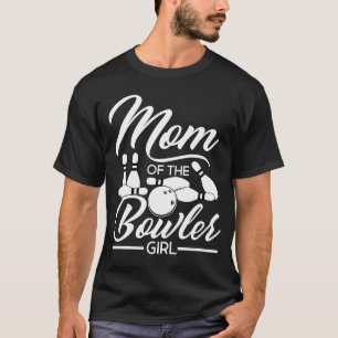 T-shirt Bowling Maman Pin Bowler Strike Bowling Team Bowli
