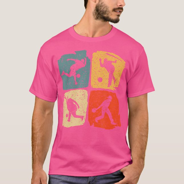 T-shirt Bowling Men Bowler Bowling Ball (Devant)