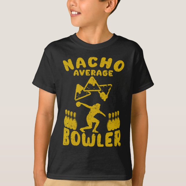 T-shirt Bowling Nacho Moyenne Bowler Cinco De Mayo M (Devant)