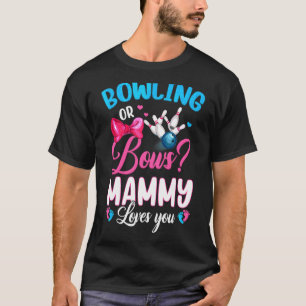 T-shirt Bowling Ou Vaches Mammy Vous Aime Genre Révéler Ro