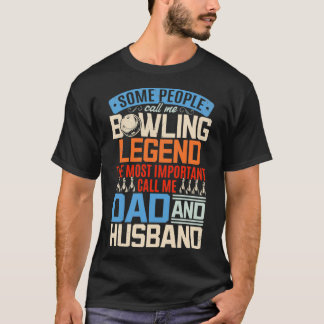 T-shirt Bowling Papa Skittles Bowler Bowling Bowling Daddy