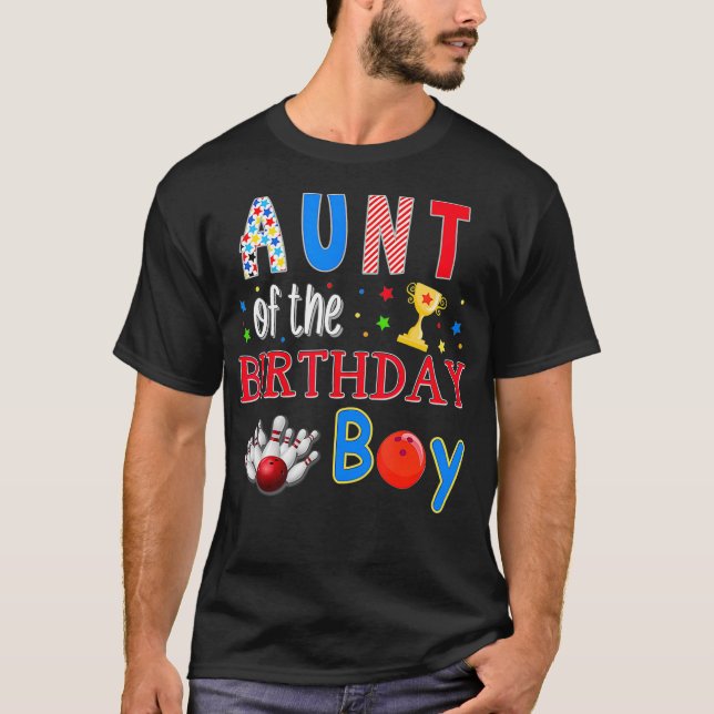 T-shirt Bowling Party Boy Correspondances (Devant)