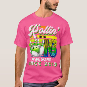 T-shirt Bowling Party Rollin' 10 Magnifique 2015 10E Anniv