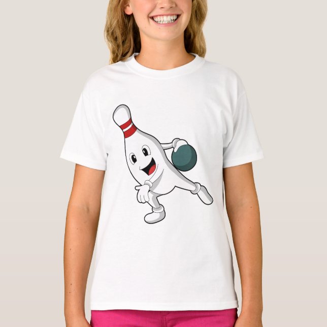 T-shirt Bowling pin Bowling (Devant)