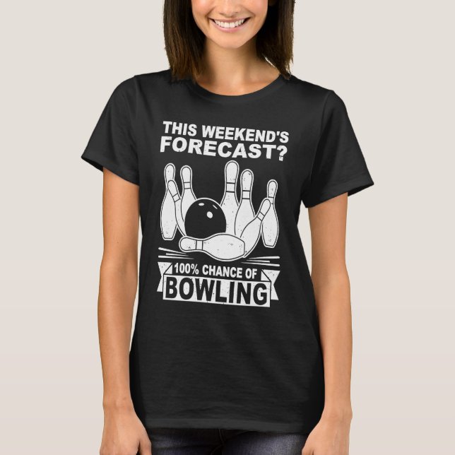 T-shirt bowling player bowler bowling game bowling (Devant)