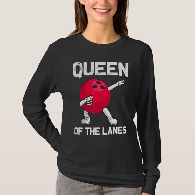 T-shirt Bowling Pour Femmes Grand-Mère Bowler Game Lane Sp (Devant)