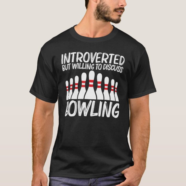 T-shirt Bowling Pour Hommes Femmes Boule de Rechange Jeu d (Devant)