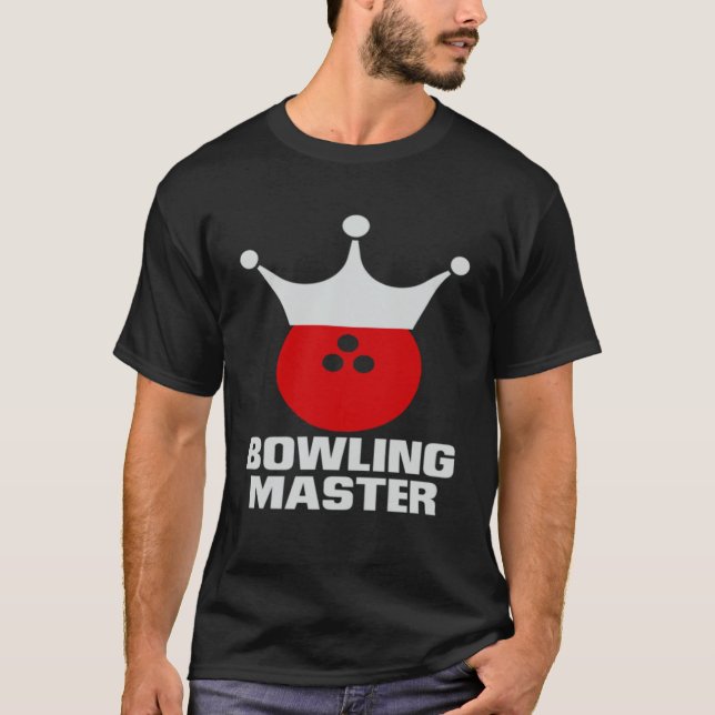 T-shirt Bowling Spare Strike Pin Bowling Alley 2 (Devant)