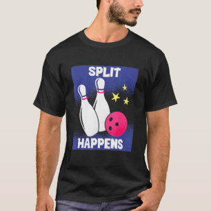 T-shirt Bowling Split Se Produit Bowling Lover Bowler Outf