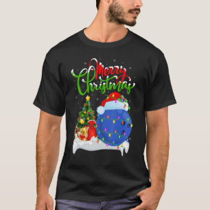 T-shirt Bowling Sports Xmas Décoration Père Noël Bowling C
