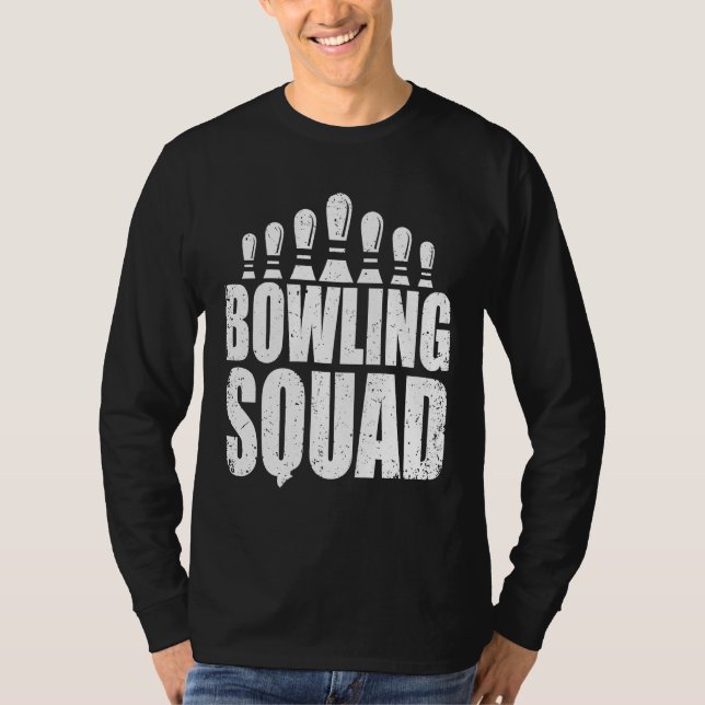 T-shirt Bowling Squad Pour Bowlers (Devant)