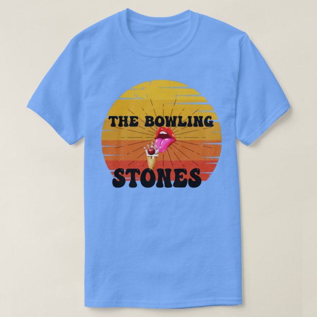 T-shirt Bowling Stones Parody Funny Bowling (Design devant)