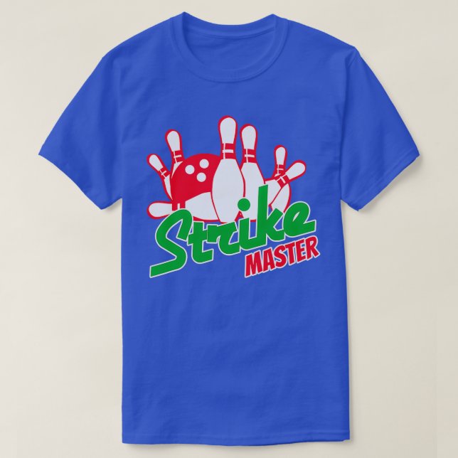 T-shirt Bowling Strike Master Bowling Lots (Design devant)