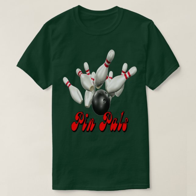 T-shirt Bowling Team Pin Pals (Design devant)