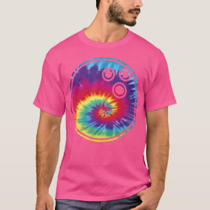 T-shirt Bowling Tie Dye Rainbow Boys nage Hommes Fun