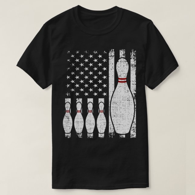 T-shirt Bowling Us - Joueur de Bowling (Design devant)