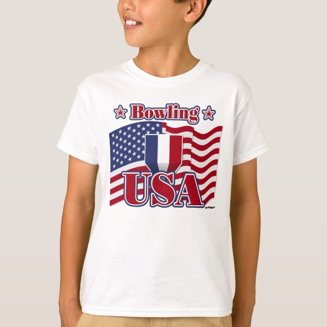 T-shirt Bowling USA (Devant)