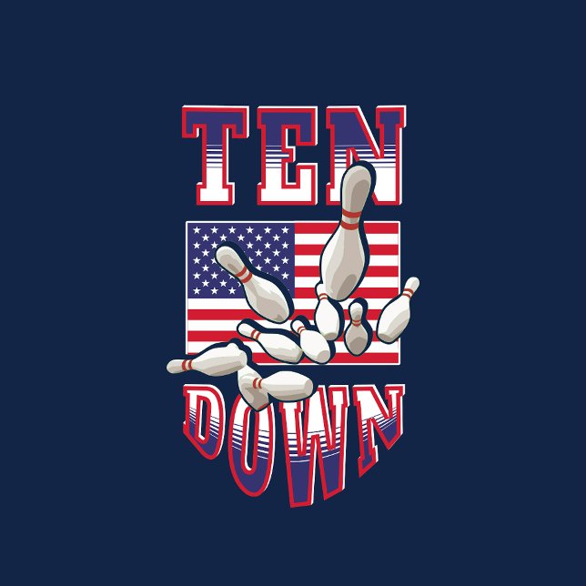 T-SHIRT BOWLING USA LEAGUE TEAM STRIKE SPARE (Créateur téléchargé)