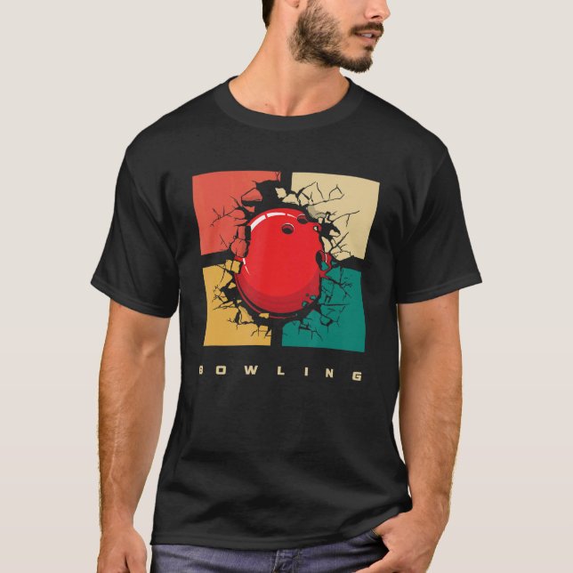 T-shirt Bowling Vêtements Bowling Bowling (Devant)