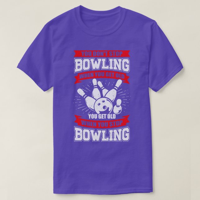 T-shirt Bowling Vieux Homme Grand-père Bowler Grand-père C (Design devant)