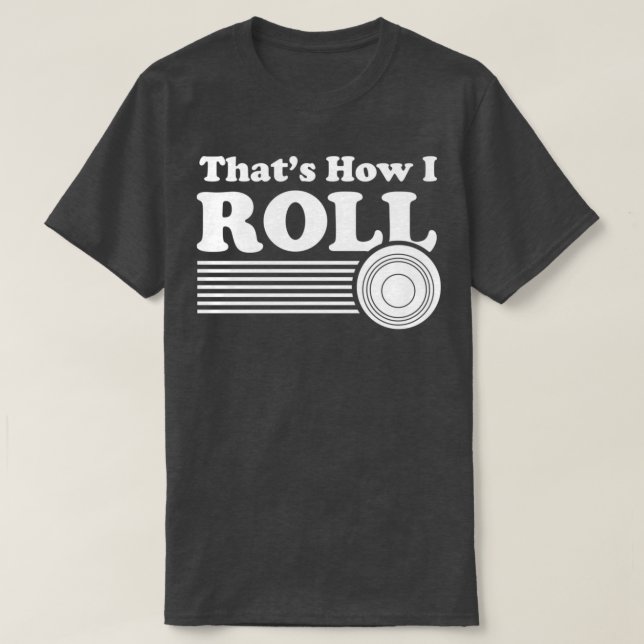 T-shirt Bowls Drôle Bowling De Pelouse Pour Hommes Et Femm (Design devant)