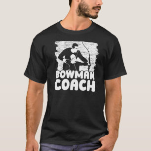 T-shirt Bowman Coach Bow Arrow Club Concours tir à l'arc C