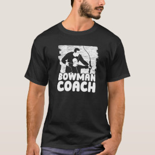 T-shirt Bowman Coach Bow Arrow Club Concours tir à l'arc C