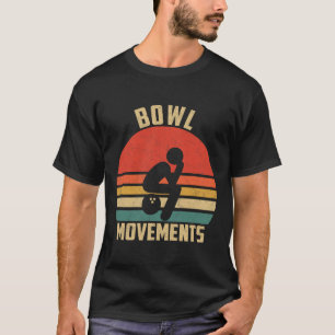 T-shirt Bowny Bowl Vintage Retro Bowl Mouvements Bowlers