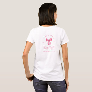 T-shirt Bows and Babes Girls Club Bachelorette