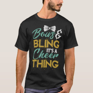 T-shirt Bows and Bling C'est une chose joyeuse Cheerled Ap