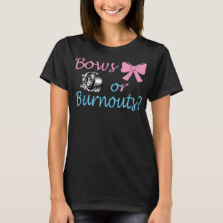 T-shirt Bows ou Burnouts Genre Reveal Party Idée pour mama
