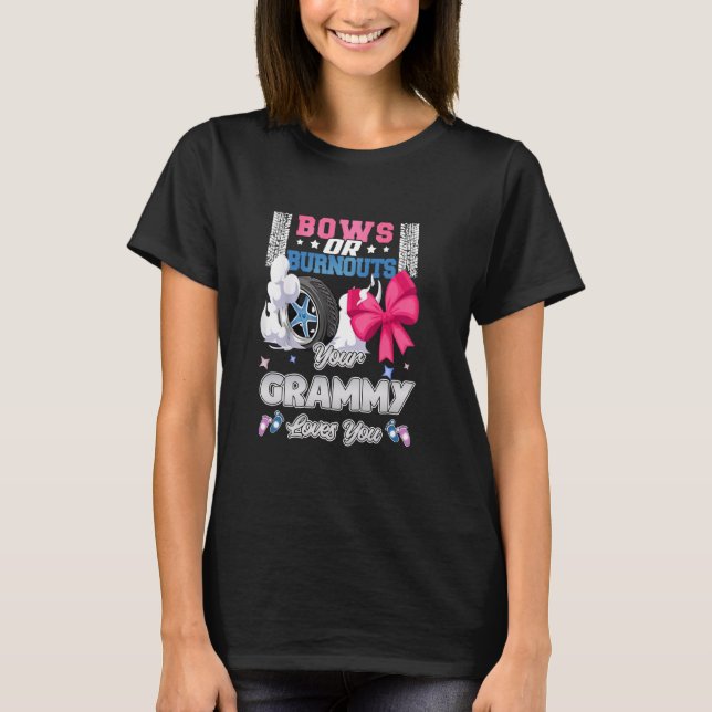 T-shirt Bows Ou Burnouts Votre Grammy Vous Aime Genre Réve (Devant)