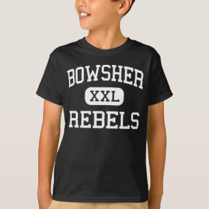 T-shirt Bowsher - rebelles - lycée - Toledo Ohio