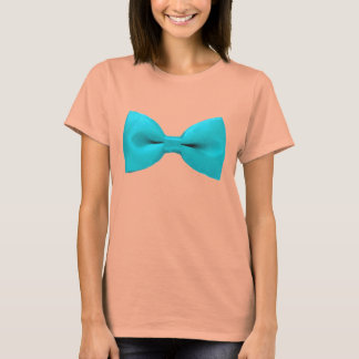 T-shirt Bowtie Bikini en bleu