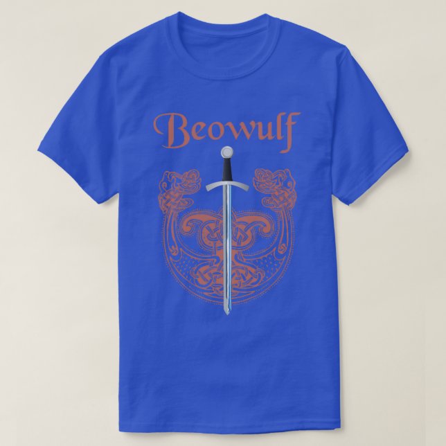 T-shirt Bowulf nordique et épée grendale (Design devant)