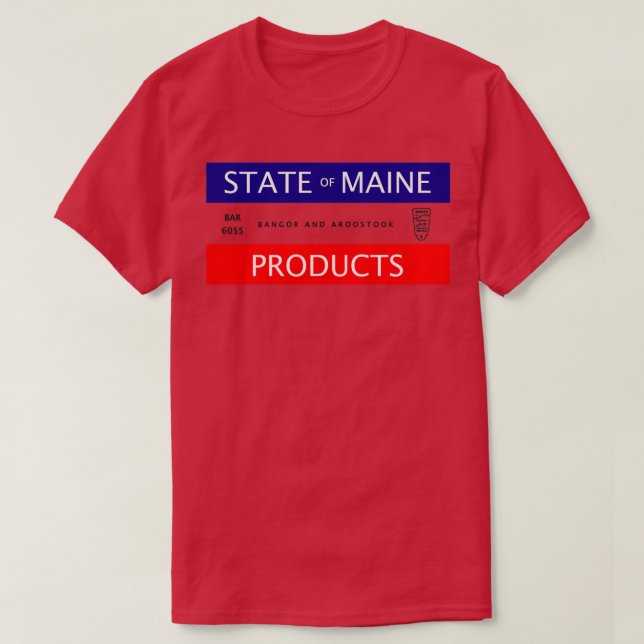T-shirt Boxcar ferroviaire Bangamp Aroostock (Design devant)