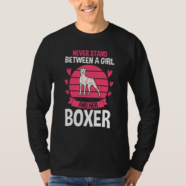T-shirt Boxe allemande de chien (Devant)