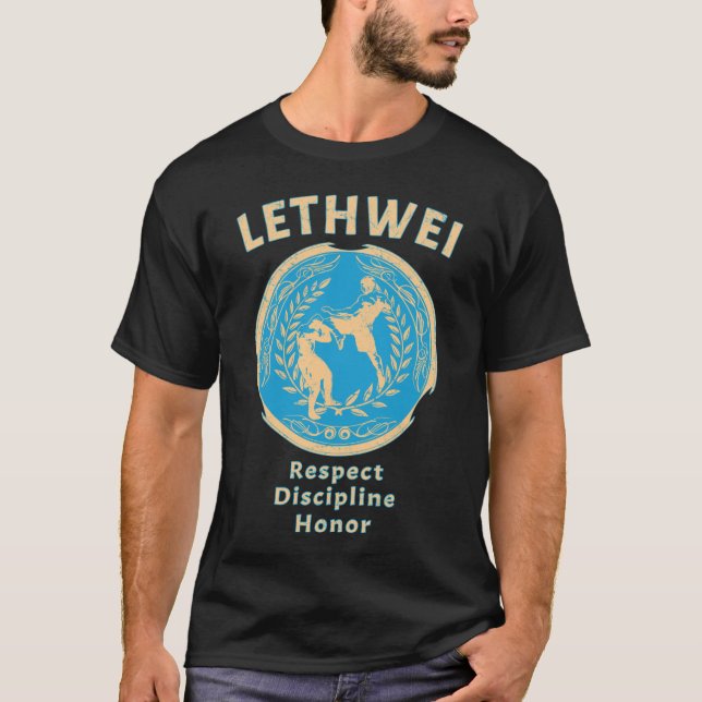 T-shirt Boxe birmane de Lethwei (Devant)