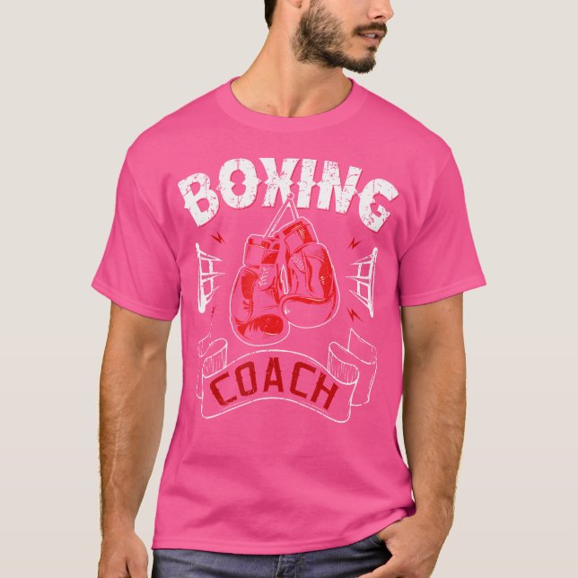 T-shirt Boxe Coach Kickboxer Kickboxer Gym Boxer (Devant)