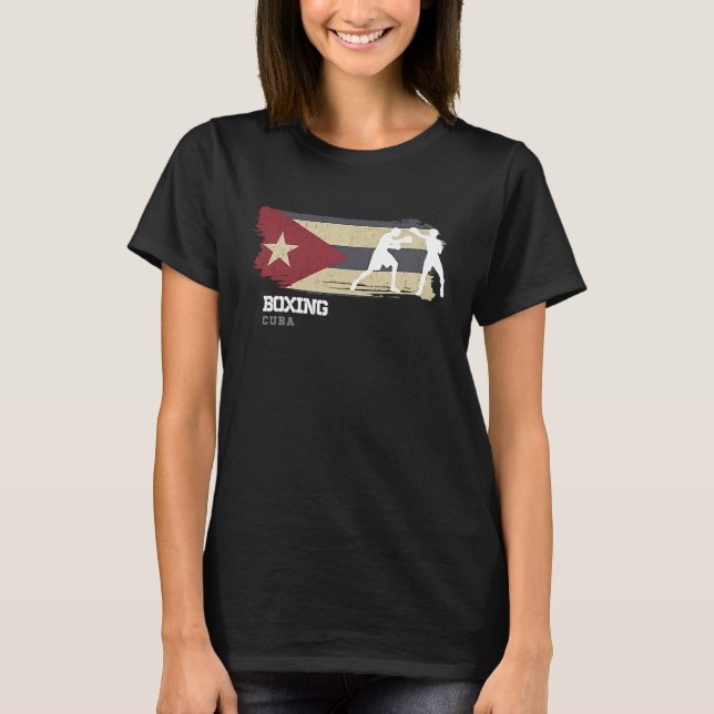 T-shirt Boxe Cuba Combat Sports Boxe (Devant)