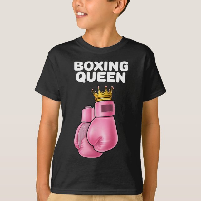T-shirt Boxe de boxe Queen femmes Boxer filles Boxer Boxer (Devant)