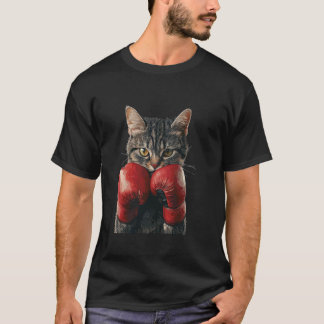 T-shirt Boxe de chat