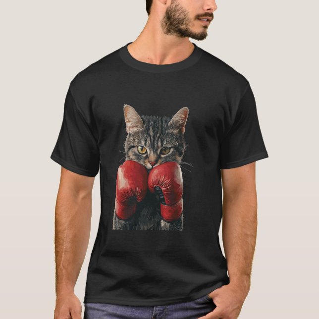 T-shirt Boxe de chat (Devant)